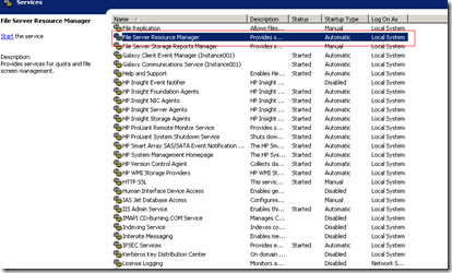 file server resource manager 2003